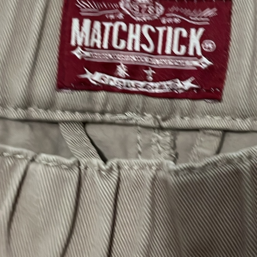Matchstick size medium khaki joggers drawstring waist - Picture 4 of 11